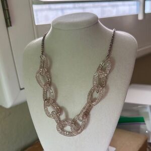 Elegant Silver Chain Link Necklace